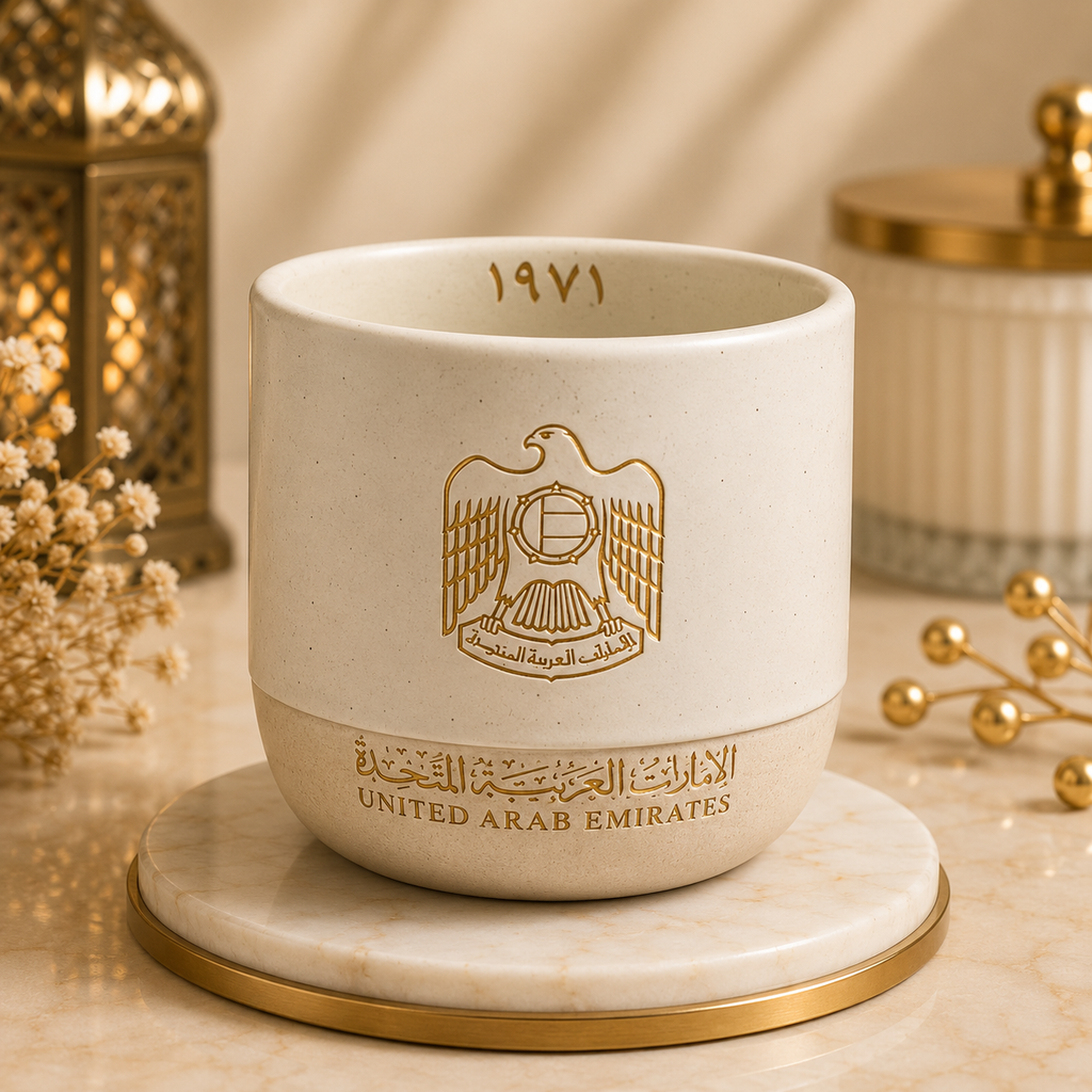 United Arab Emirates Premium Ceramic Coffee Mug – Elegant UAE Gift Cup